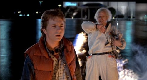 Michael J Fox en Volver al Futuro