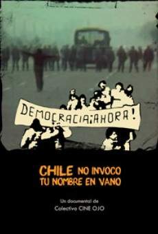 Chile, no invoco tu nombre en vano gratis