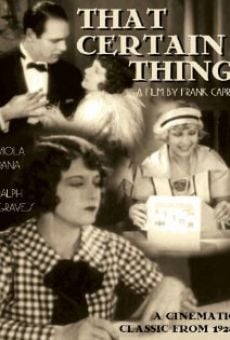 That Certain Thing (1928)