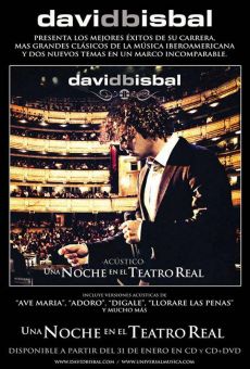 David Bisbal: Una noche en el Teatro Real en ligne gratuit