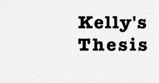 Kelly's Thesis (2000)