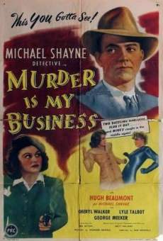 Murder Is My Business online streaming