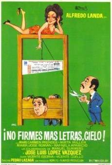 Película: ¡No firmes más letras, cielo!