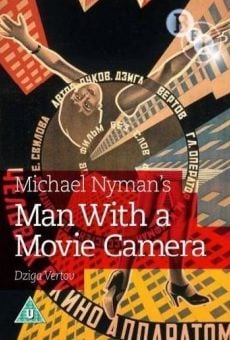 Película: NYman con una cámara de cine