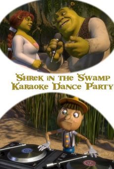 Película: Shrek en el baile con karaoke en la ciénaga