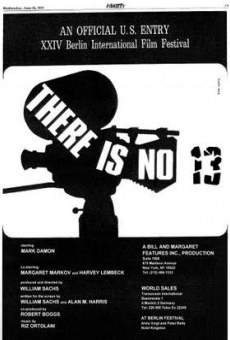 There Is No 13 (1974)