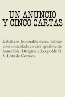 Un anuncio y cinco cartas on-line gratuito