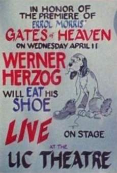 Película: Werner Herzog Eats His Shoe