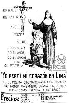Yo perdí mi corazón en Lima (1933)