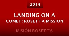 Landing on a Comet: Rosetta Mission