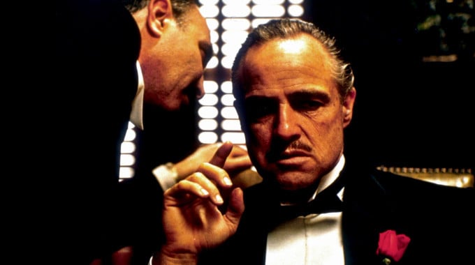 Marlon Brando como Vito Corleone en El Padrino (1972)