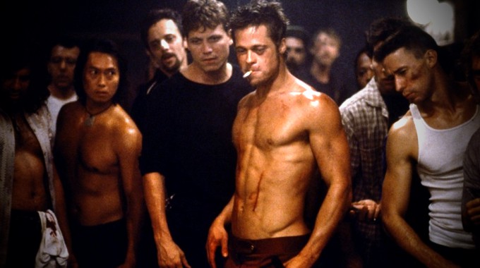 Brad Pitt como Tyler Durden en Fight Club (1999)