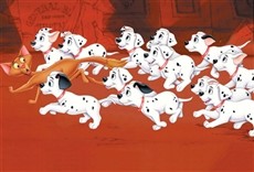 Escena de 101 dálmatas