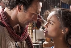 Escena de Aladdín y la lámpara de la muerte