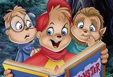 Escena de Alvin y las ardillas conocen a Frankenstein