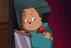 Escena de Alvin y las ardillas y el hombre lobo