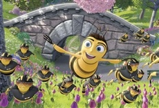 Escena de Bee movie, la historia de una abeja