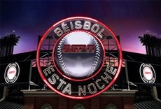 Escena de Béisbol esta noche