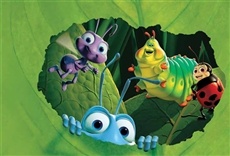 Escena de Bichos, una aventura en miniatura