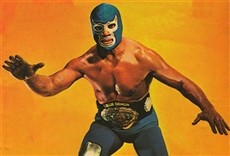 Escena de Blue Demon frente a la muerte
