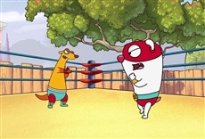 Escena de Boris y Rufus