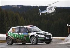 Escena de Campeonato europeo de rallyes FIA