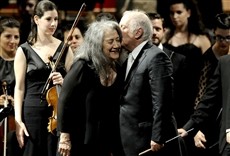 Escena de Concierto a dos pianos: Martha Argerich - Daniel B