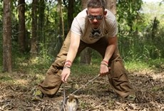 Escena de Criaturas de miedo con Dominic Monaghan