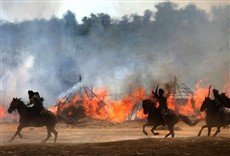 Escena de Darfur: Desierto de sangre