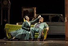 Escena de Don Pasquale, con Bryn Terfel y Olga Peretyatko
