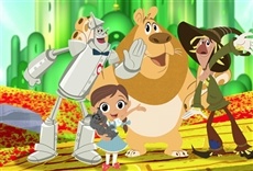 Escena de Dorothy y el Mago de Oz