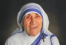 Escena de El amor más divino. Madre Teresa de Calcuta