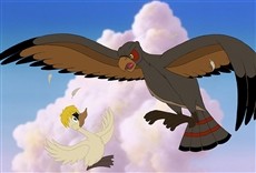 Escena de El cisne trompetista