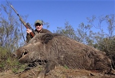 Escena de El escape del caburé