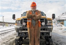 Escena de El ferrocarril de Alaska