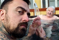 Escena de El rico y el pobre