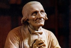 Escena de El santo cura de Ars. San Juan Maria Vianney