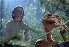 Escena de ET, el extraterrestre