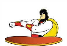 Escena de Fantasma del espacio de costa a costa