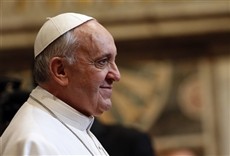 Escena de Francisco, el nuevo Papa