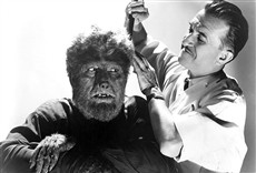 Escena de Frankenstein y el Hombre Lobo