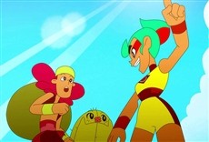 Escena de ¡Golpea duro, Hara!