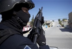 Escena de Guerra de narcos