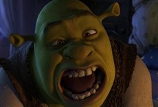 Escena de Halloween con Shrek