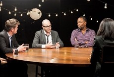 Escena de Hollywood en primer plano