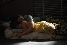 Escena de Maní con chocolate