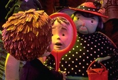 Escena de James y el melocotón gigante