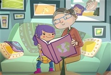 Escena de Juani y Gatón