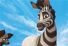 Escena de Khumba, la cebra sin rayas