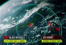 Escena de La 2da guerra desde el espacio